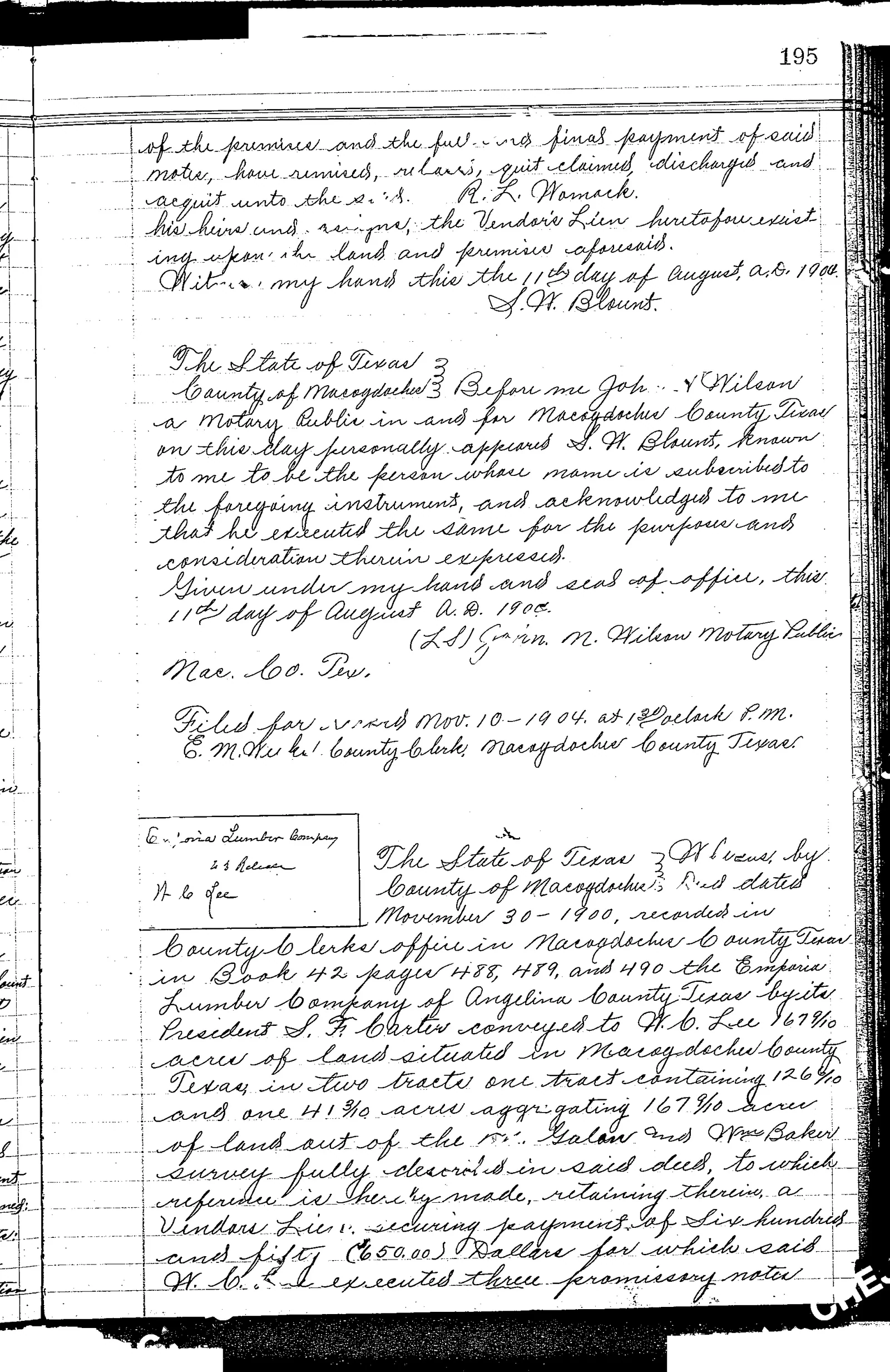 Emporia Lumber Company - Recorded Release Of Lien (Doc #20946376)